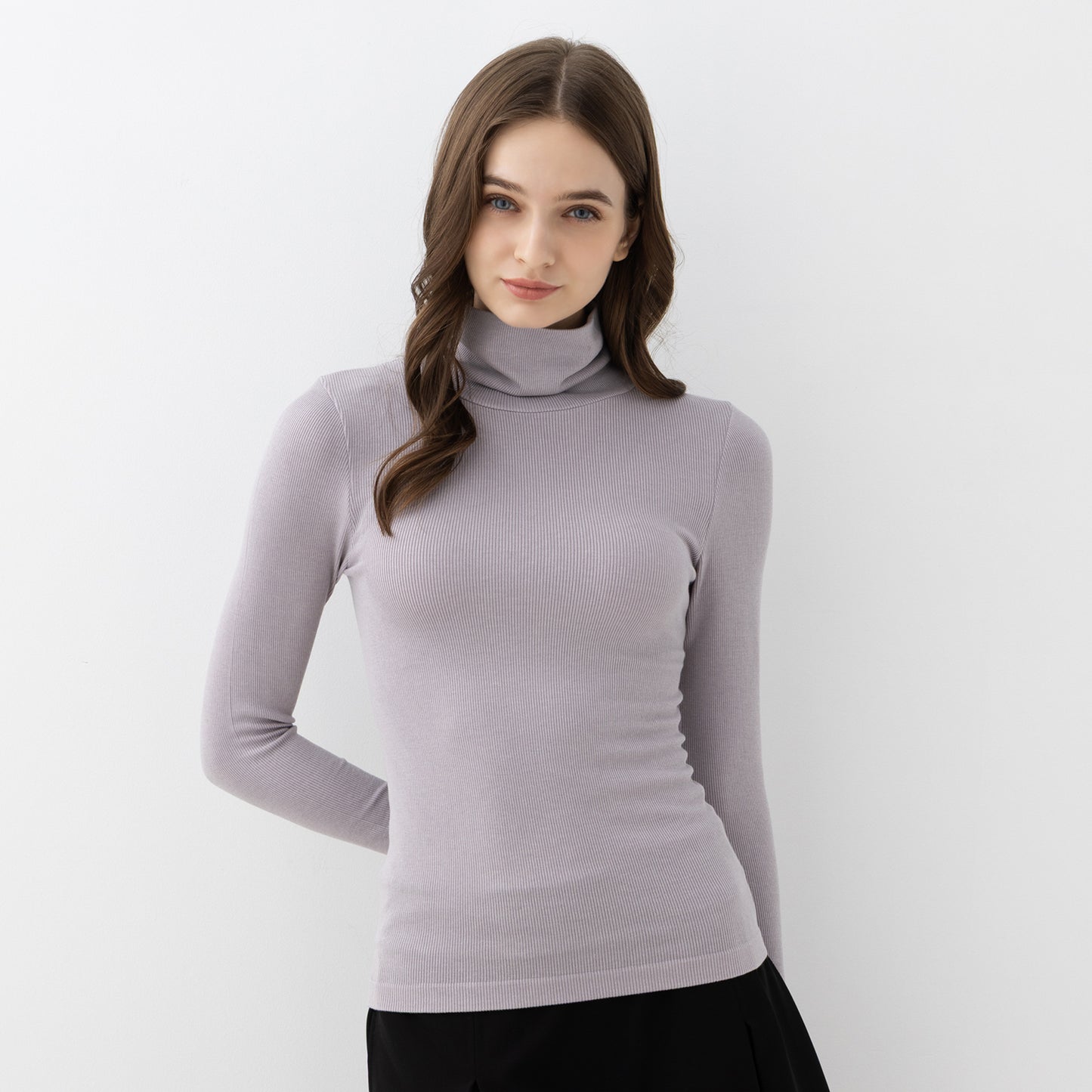Lib modal inner Turtleneck long-sleeved innerwear_PJB254-3