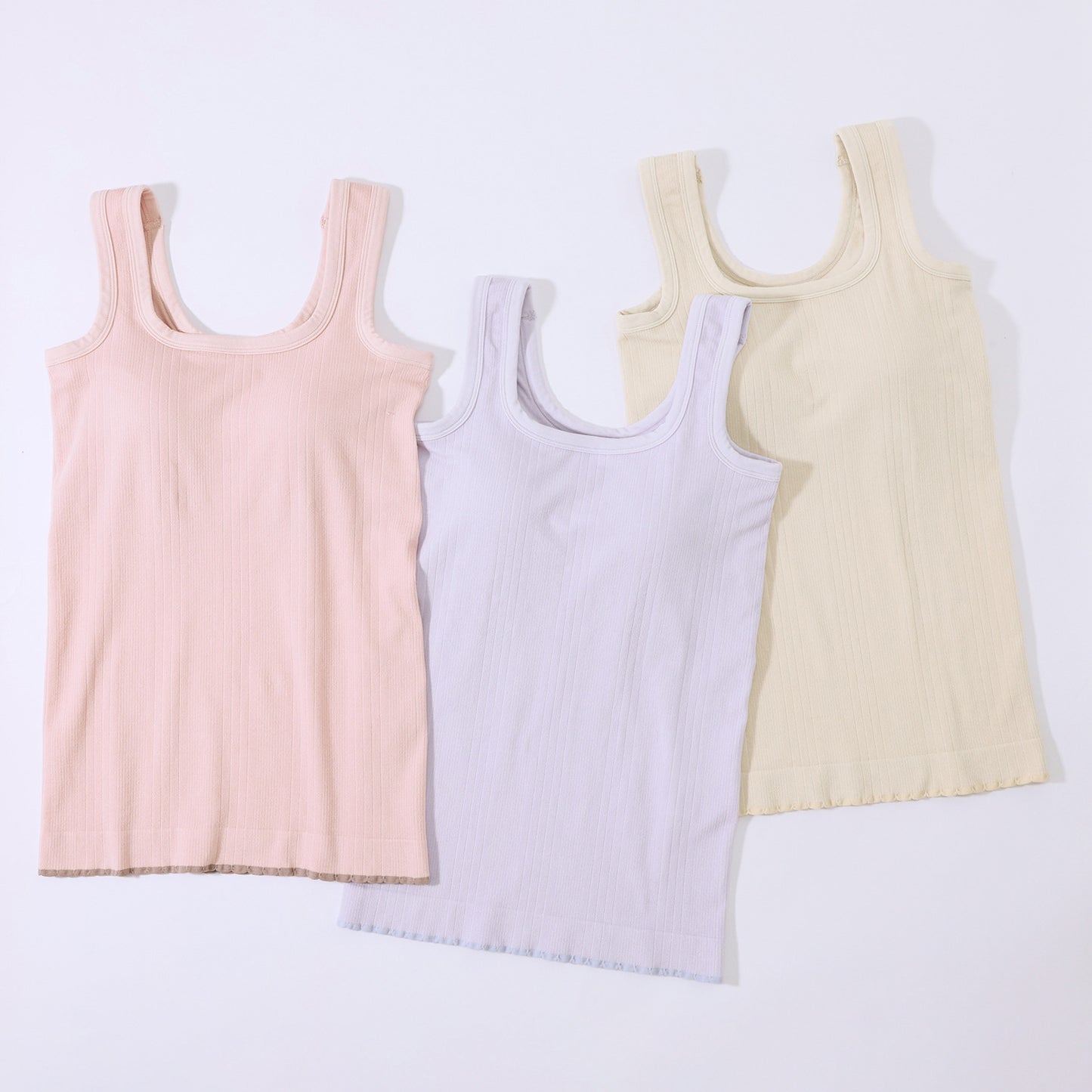 Frilly soft modal Tank-top Set_PJB262-10
