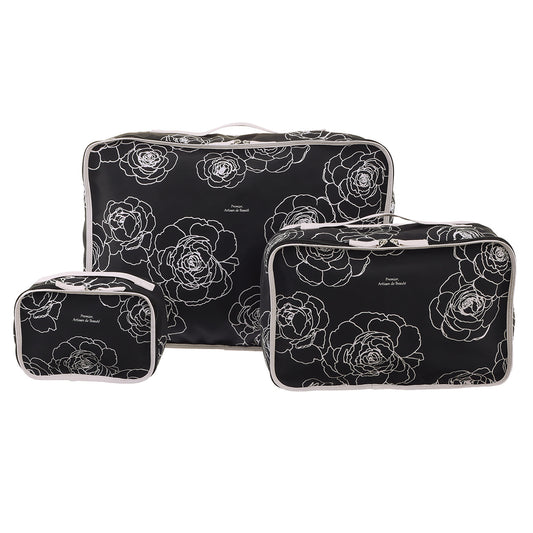 Antibacterial and odor-resistant French rose pattern pouch_PJB262-11