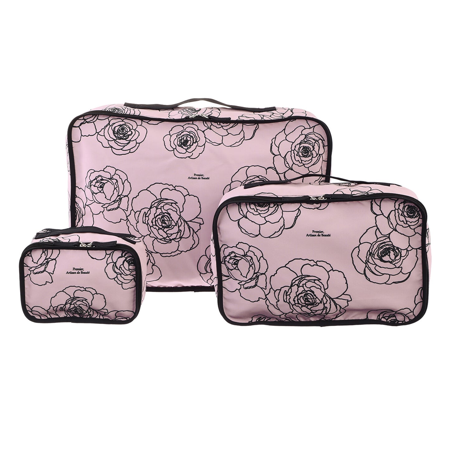Antibacterial and odor-resistant French rose pattern pouch_PJB262-11