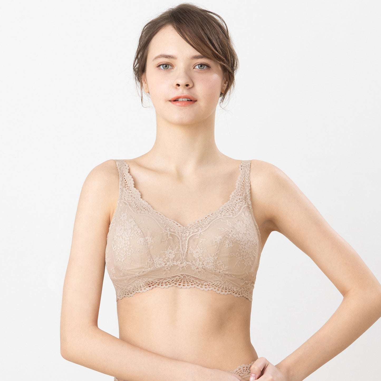 All lace Bra_PJB263-5