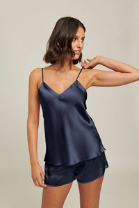 GINIA Silk Cami V Neck_9615