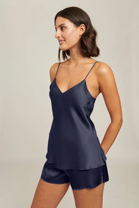 GINIA Silk Cami V Neck_9615