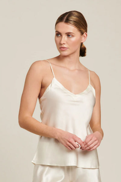 GINIA Silk Cami V Neck_9615