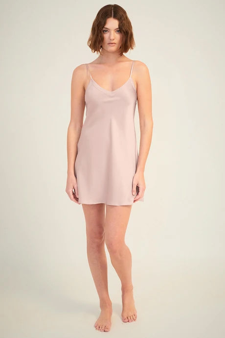 GINIA Silk Chemise V Neck_9616