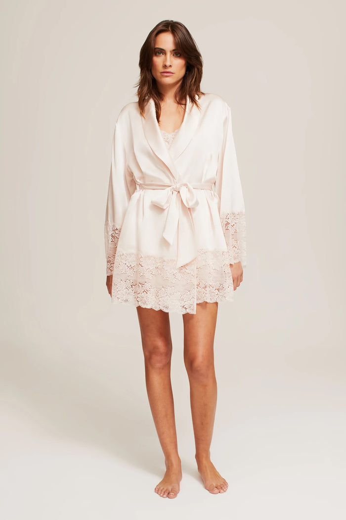 GINIA SILK LACE ROBE_GBS602